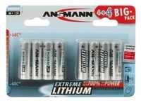 ANSMANN Extreme Lithium AA - Batterie 8 x AA-Typ