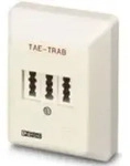 Phoenix Contact 2749628 TAE-TRAB FM-NFN-AP &Uuml;berspannungsschutz-Anschlussdose