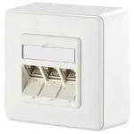 Metz E-DAT modul 3x8(8) AP 1309130002-E rw RAL9010 Install.Baumaterial Netzw.Telekomm