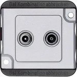 Merten BK/Sat-Antennendose ma/si 299460