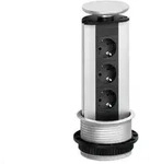 EVOline Port CUISINE 3-fach versenkbare Steckdosenleiste K&uuml;che