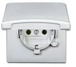 ABB 2CKA002064A0288 Ger&auml;teeinsatz IP44 Aluminium, Wei&szlig;aluminium (RAL 9006)