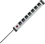 Kopp 226820011 Steckdosenleiste mit Schalter 7fach Grau, Schwarz Schutzkontakt 1St.