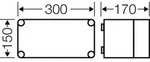 Hensel Mi 0100 Schaltschrank-Leergeh&auml;use PC Lichtgrau (RAL 7035) 1St.