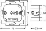 Busch-Jaeger Einsatz Jalousie-Schalter/-Taster 2CKA006410A0375 1St.