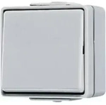 Jung 1fach Komplett Wechselschalter Grau 606W 1St.