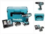 Makita DHP 482 RMJ Akku Schlagbohrschrauber 18V 62Nm im Makpac + 2x 4,0 Ah Akku...