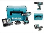 Makita DHP 482 RFJ Akku Schlagbohrschrauber 18V 62Nm + 2x Akkus 3,0Ah + Ladeger&auml;t im