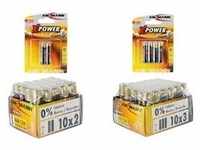 ANSMANN Micro-Batterie, XPower, 1300mAh, 4 Stück