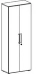 Geram&ouml;bel Fl&uuml;gelt&uuml;renschrank Flex S-386100-AA 6OH 800x420x2160mm ah