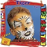 Karnevalsschminke Motiv-Set Tiger 204047