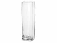 LEONARDO 014328 Lucca Vase, Glas, eckig, 40 x 11, 9,5 cm, klar