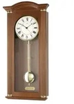 AMS. Pendeluhr 5014/1, Funk, Westminster-Schlag, Nussbaumgeh&auml;use, Messing-Pendel