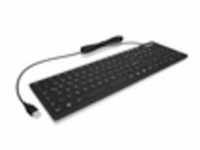 KeySonic Tas KSK-8030IN CH Industrietastatur 105T black bulk - Tastatur - 105