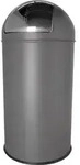 Abfallsammler &Oslash;314xH650mm 30l mittelgrau HELIT
