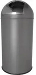 Abfallsammler &Oslash;360xH745mm 50l mittelgrau HELIT