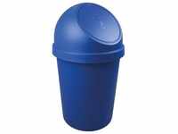 Abfallbehälter H700xØ403mm 45l blau HELIT