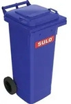 M&uuml;llgro&szlig;beh&auml;lter 80l HDPE blau fahrbar,n.EN 840 SULO