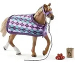 Schleich Figur 42360 - Pferd - Englisches Vollblut mit Decke