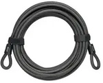 AXA 59900002SC Schlaufenkabel L&auml;nge 10 Meter, &Oslash;10mm, schwarz