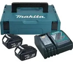 makita Power-Source Kit BL1840B+DC18RC 18 V 2 X 4 Ah
