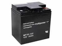 Multipower MP30-12C Blei Akku 12 Volt 30Ah mit M6 Schraubanschluss