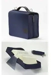 Sch&ouml;nfelderSkin basic Tasche marine-blau, Buchh&uuml;llen-Tasche mit Buchst&uuml;tze
