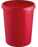 "helit Papierkorb "the german", 45 Liter, PE, rot"