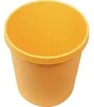 "helit Papierkorb "the german", 30 Liter, PE, gelb"