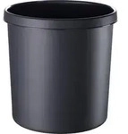Helit Papierkorb 18l schwarz schwer entflammbar 18 l Volumen