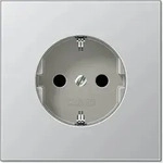Jung 1fach Einsatz Schutzkontakt-Steckdose Aluminium AL1520KI 1St.