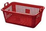 Korb L620xB425xH250mm 45 lPE rot LOCKWEILER
