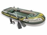 "Schlauchboot "Seahawk 4" inkl. Alu-Paddel + Pumpe bis 480kg 351x145x48cm"