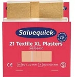 Pflasterstrips Salvequick Textilpflaster ext.gr.6Nachf&uuml;llpack je 21St.SALVEQUICK