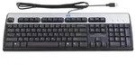 HPE Standard - Tastatur - USB - Norwegisch - Silber