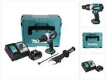 Makita DHP 458 RT1J Akku Schlagbohrschrauber 18 V 91 Nm + 1x Akku 5,0 Ah + Ladeger&auml;t