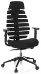 B&uuml;rostuhl Drehstuhl ERGO LINE II PRO Stoff schwarz hjh OFFICE