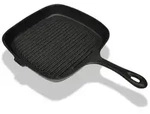 vidaXL Grillpfanne Gusseisen 24 x 23 cm