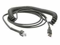 Zebra - USB-Kabel - USB (M) - 2.74 m - gewickelt