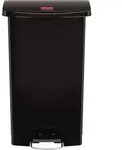 Rubbermaid Tretabfalleimer Slim Jim 1883613 Kunststoff 68l schwarz