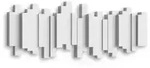 318211-660 - Multi-Wandhaken, wei&szlig;