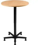 S&auml;ulentisch 80cm Buche/schwarz