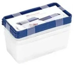 Gefrierdose Trio 1,5l, blau/klar (3er Pack)