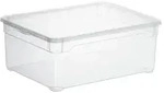rothopro Clearbox Aufbewahrungsbox mit Deckel Fassungsverm&ouml;gen: 10,0 l