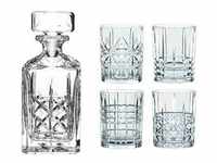 "Nachtmann 0098196-0 Whisky-Set "Highland", Karaffe mit 4 Gläsern, Kristallglas,