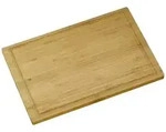 WMF 3201000234 Schneidebrett rechteckig 45x30x1,9cm Holzbrett gro&szlig; mit Saftrille