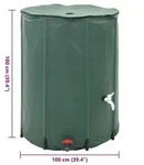 Wasserspeicher Regentonne Wassertank Wassertank 750L
