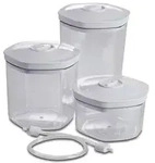 Solis Vakuumierbeh&auml;lter-Set 3 St&uuml;ck, 700/1400/2000 ml, Vakuumieren/ Marinieren