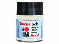 "Marabu Acryllack "Decorlack", weiß, 50 ml, im Glas"