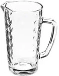 LEONARDO 043375 Optic Glas Krug, Karaffe, 1,2 Liter, &Oslash; 12cm, H 21cm, klar